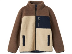 Name It fog color-blocking teddy jacket